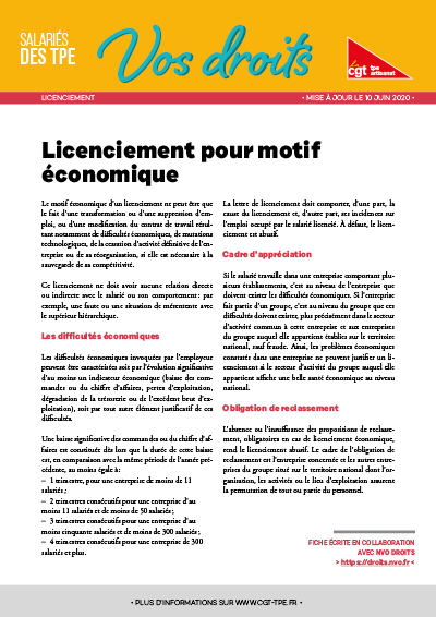 licenciement-motif-economique